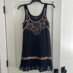 EUC Michael Stars Silk Sequined Mini Dress!! Sz Small